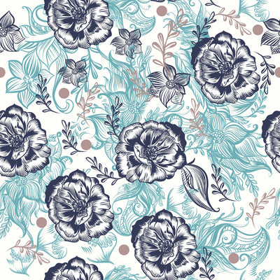 Doodles Rose Wallpaper