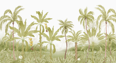 Green Forest Palm Wallpaper