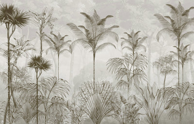 Palm Trees Forest Mural Wallpaper