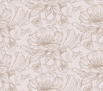 Bohemian Flowers Wallpaper