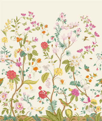 Vintage Chinoiseries Elegant Wall Wallpaper