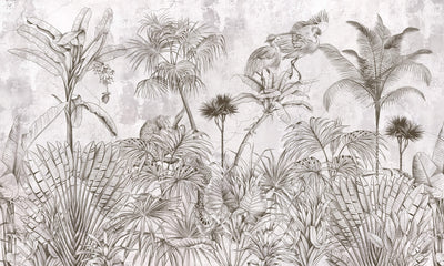 Tropical Forest Mural Wallpaper