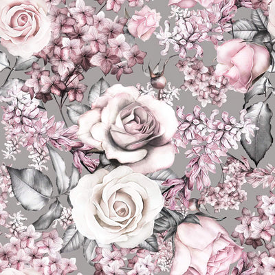 Rose with Leaves Wallpaper