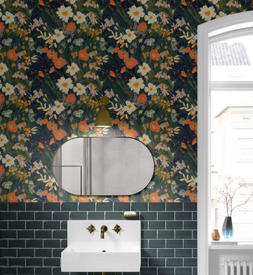 Greenery Watercolor Wallpaper