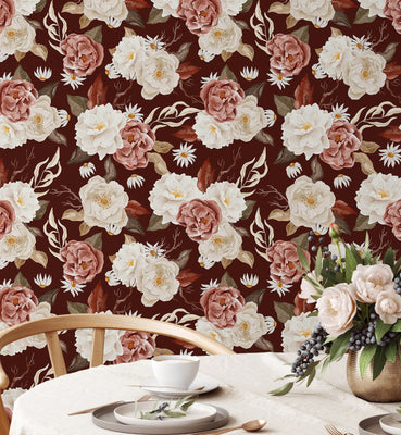 Nocturnal Flowers  Patterns Wallpaper