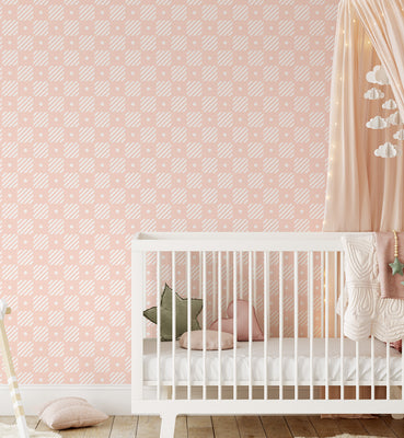 Pastel Diagonal Stripes Seamless  Wallpaper