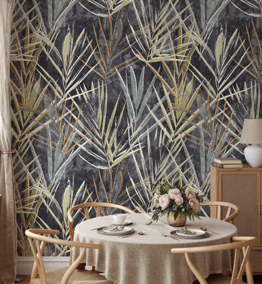 Palm Leave Botanical Wallpaper
