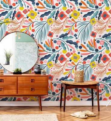 Abstract Leaves Wallpaper