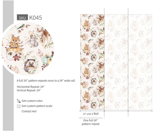 Woodland Animals - Walltrendz