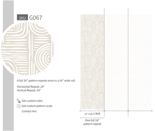 Modern Brush Stroke - Walltrendz