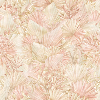 Watercolour Dried Leave Botanical Wallpaper