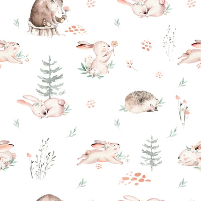 Cute Watercolor Baby Fox Wallpaper
